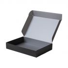 Pudełko fasonowe na prezent czarno-srebrne