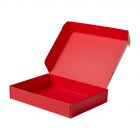 Pudełko fasonowe na prezent czerwono-czerwone