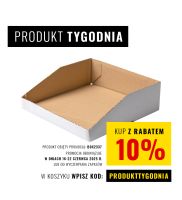opakowanie bielone 235x235x68 ekspozytor produktow