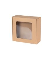 pudelko fasonowe z okienkiem 150x150x50 mm