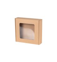 pudelko fasonowe z okienkiem 110x110x20 mm