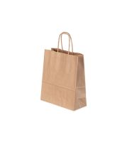 torba papierowa  brazowa 180x80x210 mm