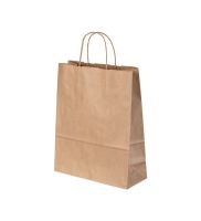 torba papierowa brazowa 250x110x320 mm