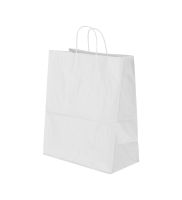 torba papierowa biala 320x170x390 mm