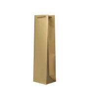torba prezentowa laminowana matowa 110x90x400 mm zlota