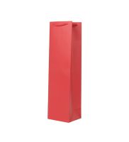 torba prezentowa laminowana matowa 110x90x400 mm czerwona