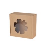 Pudełko z okienkiem kwiatek 200x200x100 mm