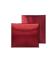 Koperta babelkowa kolorowa metalic 260x320 red
