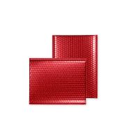 Koperta bąbelkowa kolorowa metalic 180X230 red