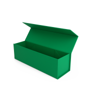 Pudełko magnetyczne na wino - zielone 350x125x125