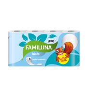 papier toaletowy mola familijna bialy 8 rolek