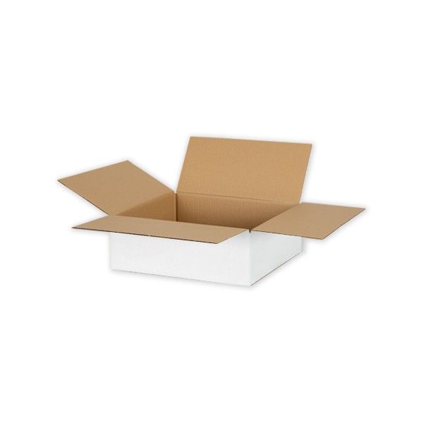 Pudełko klapowe-Jednostronnie bielony-400x250x80