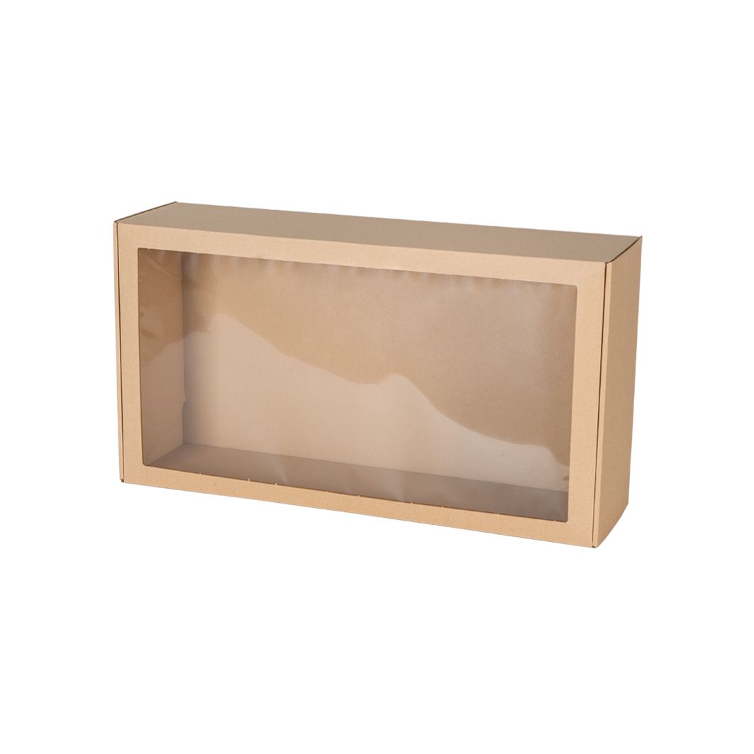Pudełko fasonowe z okienkiem 550x300x150 mm