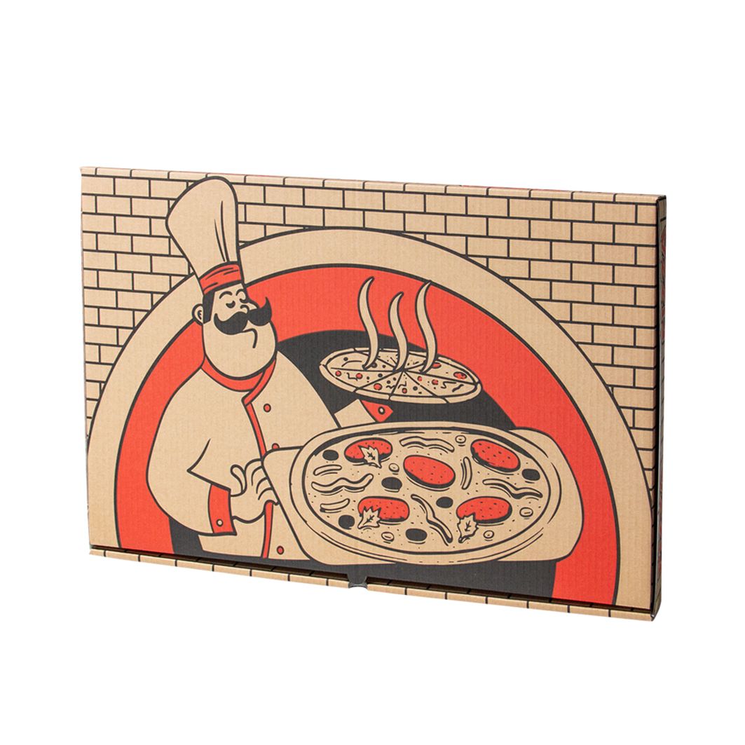 Karton do pizzy z nadrukiem 600x400x40 mm