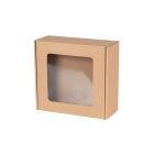 pudelko fasonowe z okienkiem 150x150x50 mm