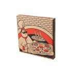 karton do pizzy z nadrukiem 300x300x40 mm kolorowe