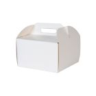 opakowanie na tort z tektury litej 260x260x160 mm