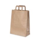 torba papierowa plaska raczka kraft 250x110x320