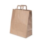 torba papierowa plaska raczka kraft 320x170x390
