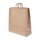 torba papierowa plaska raczka kraft 450x160x480