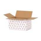 Karton klapowy biały 300x200x190 mm z nadrukiem ŚWIĘTA