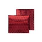 Koperta bąbelkowa kolorowa metalic 260x320 red