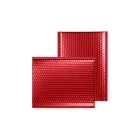 Koperta bąbelkowa kolorowa metalic 180X230 red