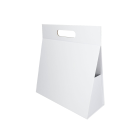 Pudełko Prezentowe Trójkąt Silk Touch Białe 250x110x240mm