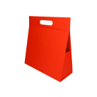 Pudełko Prezentowe Trójkąt Silk Touch Czerwone 250x110x240mm