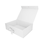 Pudełko Prezentowe Wstążka Silk Touch Białe 350x250x110mm