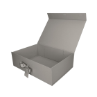 Pudełko Prezentowe Wstążka Silk Touch Szare 350x250x110mm