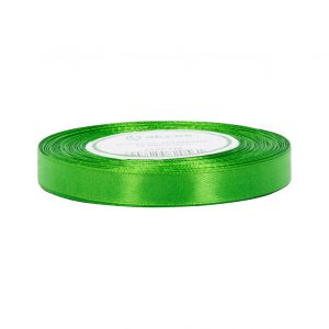 wstazka satynowa zielona 12 mm