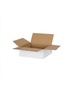 Karton klapowy bialy podwójny 200x150x80 mm