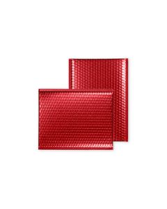 Koperta bąbelkowa kolorowa metalic 180X230 red