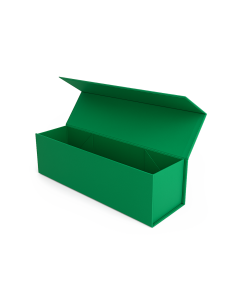 Pudełko magnetyczne na wino - zielone 350x125x125
