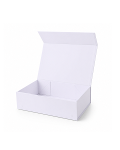 Pudełko magnetyczne składane EASYBOX - biała lawenda 350x250x100