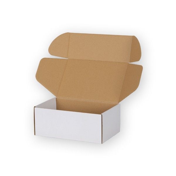 Pudełka fasonowe-Jednostronnie bielony-250x160x100