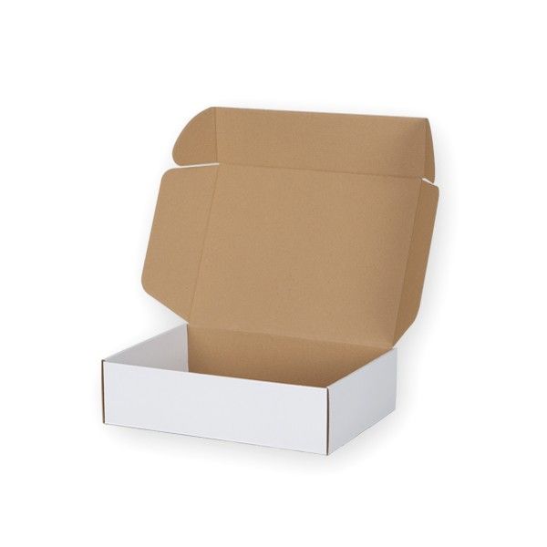 Pudełka fasonowe-Jednostronnie bielony-350x250x90