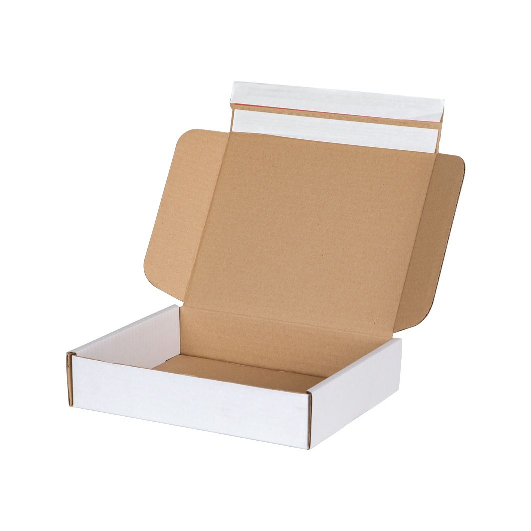 Pudełka fasonowe e-commerce 250x200x55-Jednostronnie bielony
